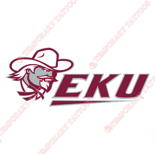 Eastern Kentucky Colonels Customize Temporary Tattoos Stickers NO.4321